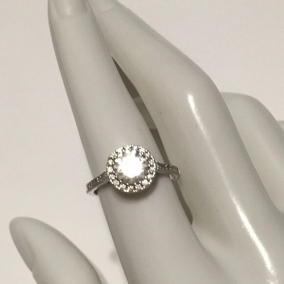 Halo Ring IBB SS 925 - Picture 1 of 6